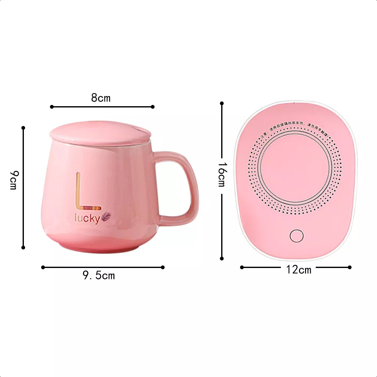 Taza Con Calentador Eléctrico 55°c